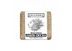 Golconda - Jabón de ducha sólido vegano - Menta y Salvia