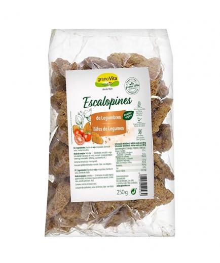 Granovita - Escalopines de soja y legumbres texturizados Sin gluten 250g