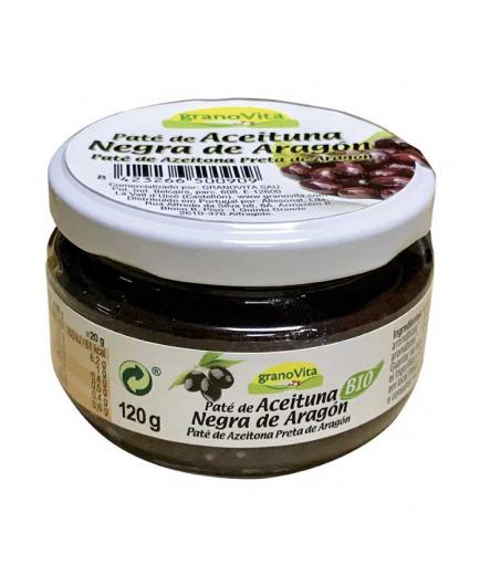 Granovita - Organic black olive pate from Aragon 120g