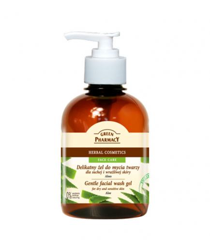 Green Pharmacy - Gentle face wash gel for dry and sensitive skin - Aloe Vera