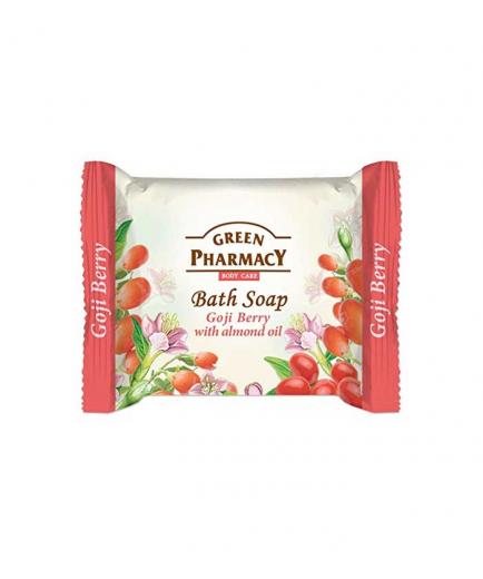 Green Pharmacy - Jabón de baño en pastilla - Goji berry con aceite de almendra