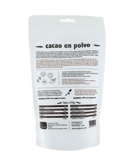Gudgreen  - Powdered raw bio cocoa beans