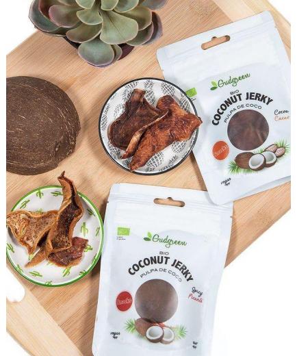 Gudgreen - Coconut Jerky Snack - Cocoa