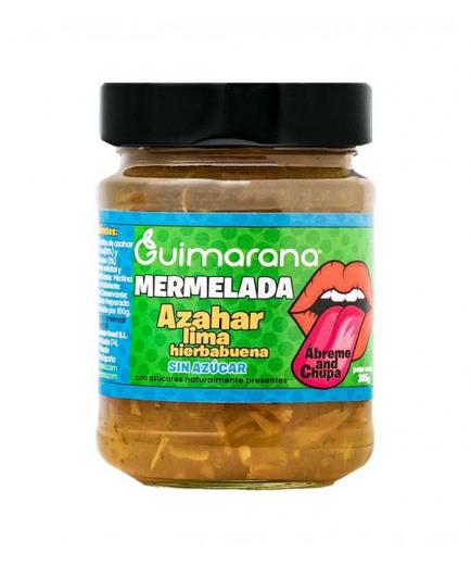 Guimarana - Sugar free natural jam 205g - Orange blossom, lime and mint