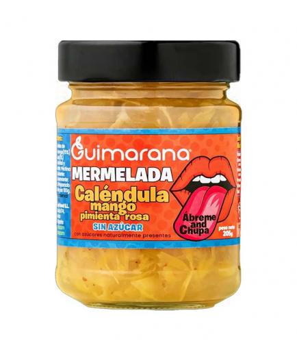 Guimarana - Sugar-free natural jam 205g - Calendula, mango and pink pepper
