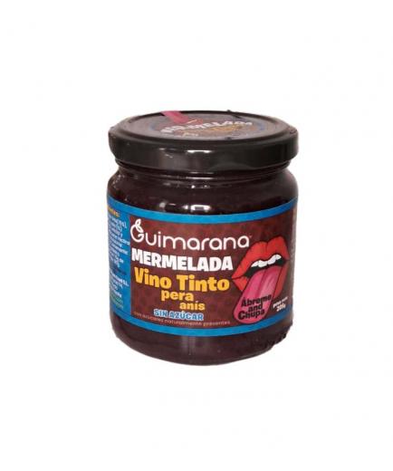 Guimarana - Natural sugar-free jam 205g - Red wine, pear and anise