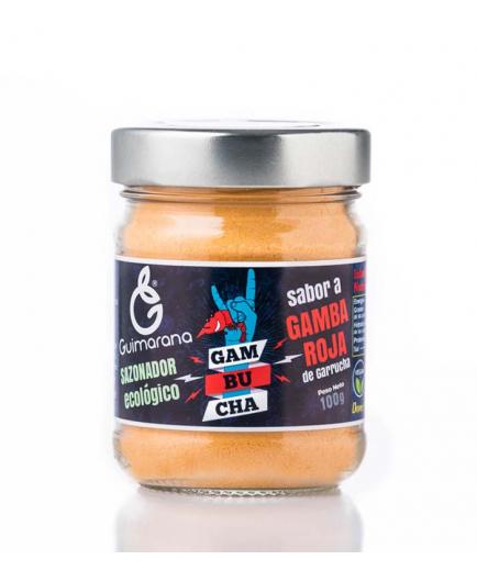 Guimarana - Organic Gambucha vegan seasoning 100g - Garrucha red prawn flavor