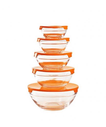 Haizea - Set de 5 bowls de vidrio x Martin Berasategui