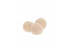 Iberluffa - Set of three loofah discs for facial peeling