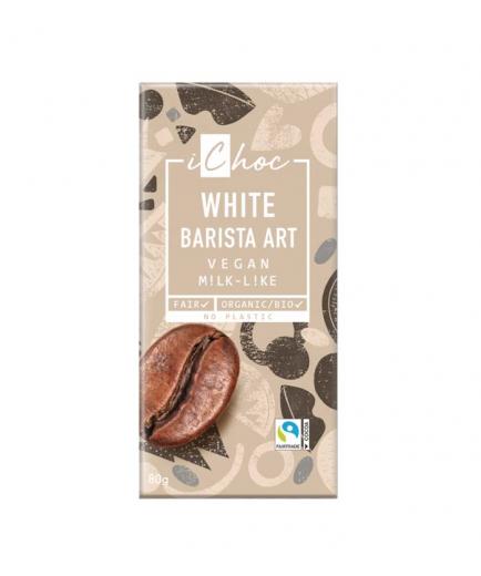 iChoc - Chocolate blanco vegano ecológico 80g - Café