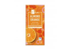 iChoc - Organic vegan chocolate 80g - Orange and almonds