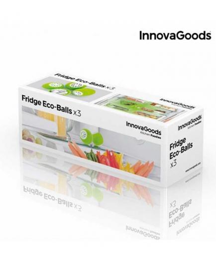 Innovagoods - Ecobolas para Frigorífico InnovaGoods (pack de 3)