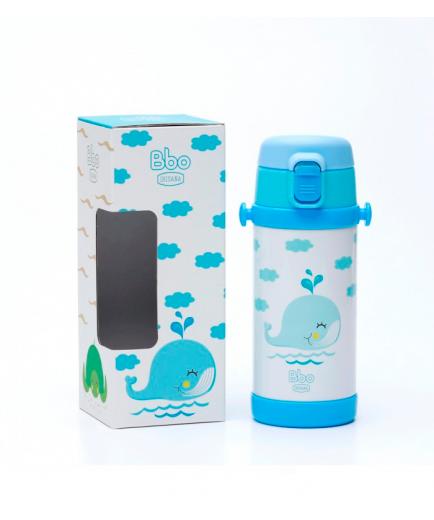 Irisana - 320ml Reusable Stainless Steel Children's Bottle - Turquoise