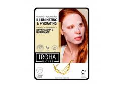 Iroha Nature - Mascarilla Facial iluminadora e hidratante - Vitamina C + Ácido Hialurónico