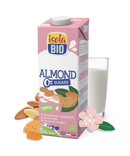 Isola Bio - Organic almond drink 0% sugar gluten-free 1L