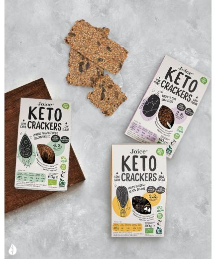 Joice - Keto crackers 60g - Chia