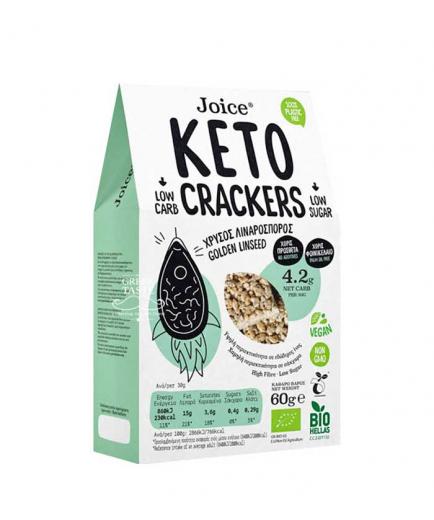 Joice - Keto crackers 60g - Golden flax