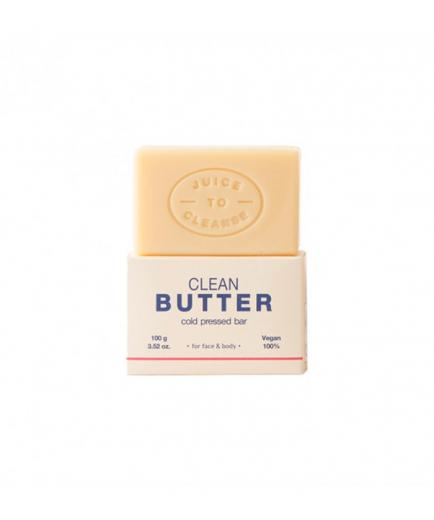 Juice to Cleanse - Vegan solid soap for face and body Clean Butter 100g