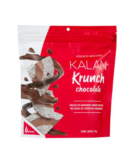 Kalan - Stuffed amaranth wafers Krunch 110g - Chocolate