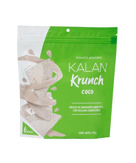 Kalan - Stuffed amaranth wafers Krunch 110g - Coconut