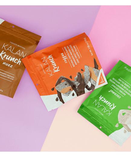 Kalan - Stuffed amaranth wafers Krunch 110g - Coconut