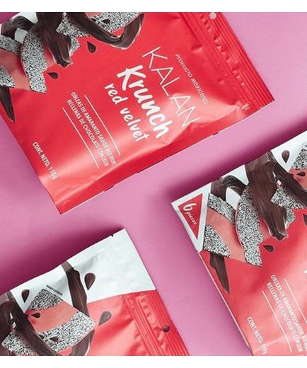 Kalan - Stuffed amaranth wafers Krunch 110g - Red velvet