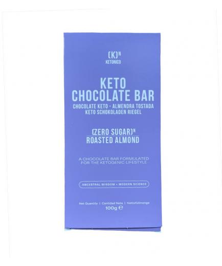 Ketonico - Sugar-free Keto chocolate with toasted almonds 100g