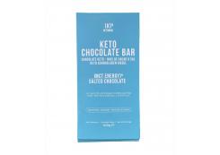 Ketonico - Sugar free Keto chocolate with cocoa nibs and salt 100g