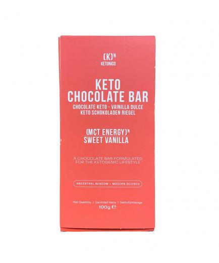 Ketonico - Sugar Free Keto Chocolate with Sweet Vanilla 100g