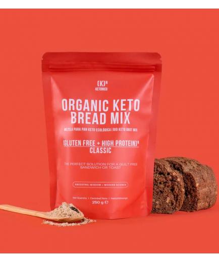 Ketonico - Mezcla para pan keto ecológica 250g - Sin gluten y alto en proteínas