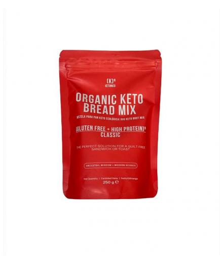 Ketonico - Mezcla para pan keto ecológica 250g - Sin gluten y alto en proteínas