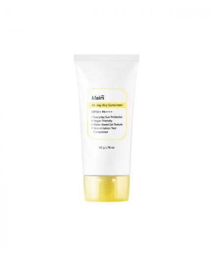 Klairs - Crema solar facial All-day Airy Sunscreen SPF50+ PA++++