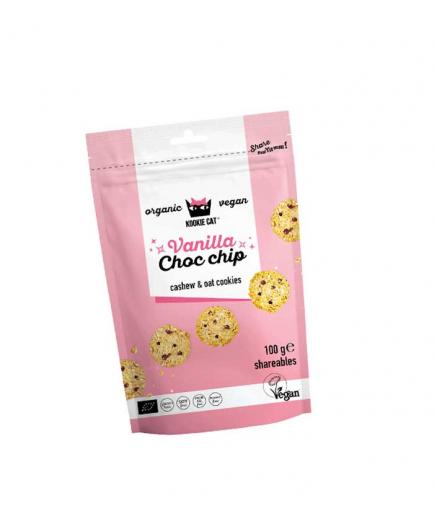 Kookie Cat - Mini galletas de vainilla con chispas de chocolate veganas 100g