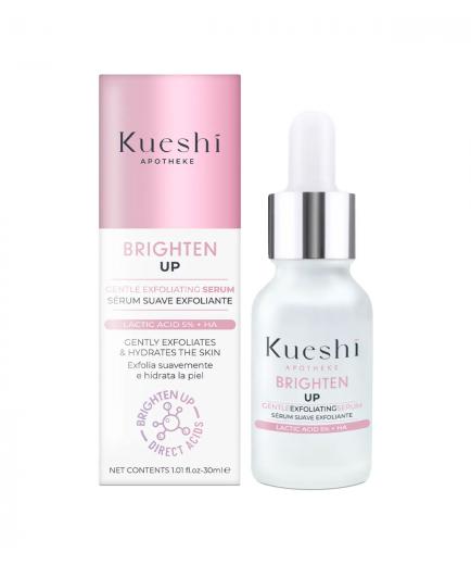 Kueshi - Sérum facial exfoliante suave Ácido Láctico 5% + HA Brighten Up