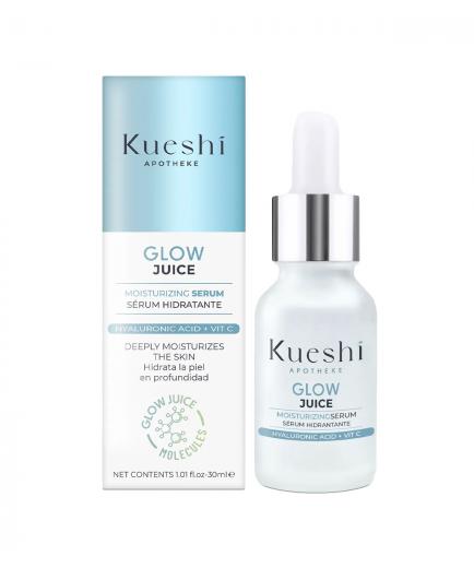 Kueshi - Sérum facial hidratante Ácido hialurónico + Vit C Glow Juice