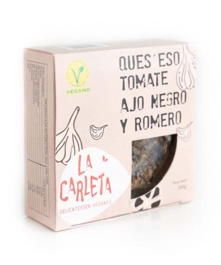 La carleta - Vegan cheese with tomato, rosemary and black garlic 200g