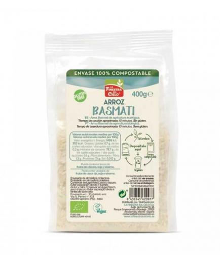 La Finestra sul Cielo - Bio basmati rice 100% compostable container 400g