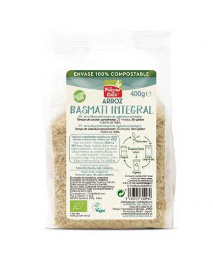 La Finestra sul Cielo - 100% Bio wholegrain basmati rice compostable container 400g
