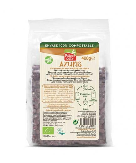 La Finestra sul Cielo - Azukis gluten-free Bio 100% compostable container 400g