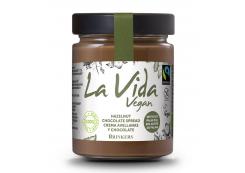 La Vida Vegan - Crema de avellanas y chocolate - 270 g