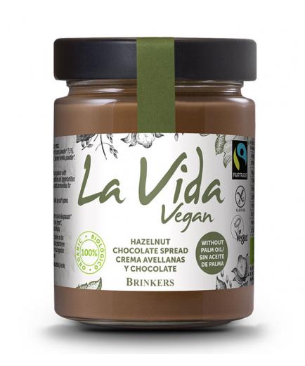 La Vida Vegan - Crema de avellanas y chocolate - 270 g