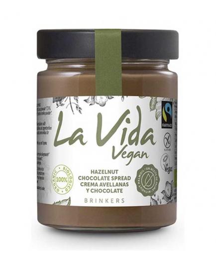 La Vida Vegan - Crema de avellanas y chocolate - 600 g