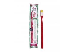 Lamazuna - Cepillo de dientes recargable rojo frambuesa - Suave