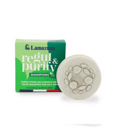 Lamazuna - Champú sólido cabellos grasos  - Espirulina y arcilla verde 70ml