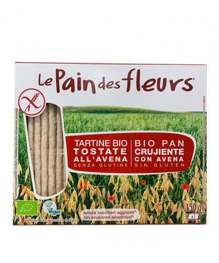 Le pain des fleurs - Pan crujiente bio con avena