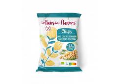 Le pain des fleurs - Chips de garbanzos y romero ecológicas 50g