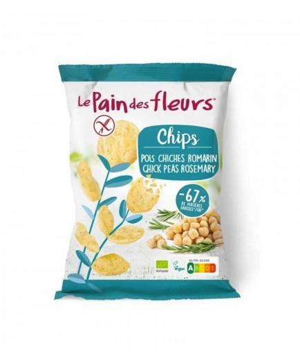 Le pain des fleurs - Organic chickpea and rosemary chips 50g
