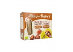 Le pain des fleurs - Bio crisp bread with chestnut