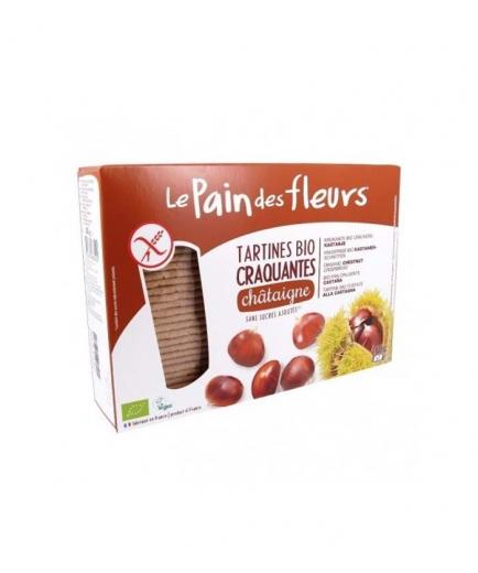 Le pain des fleurs - Pan crujiente bio con castaña 300g