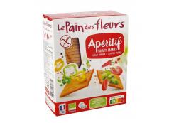 Le pain des fleurs - Organic crunchy bread with tomato and paprika